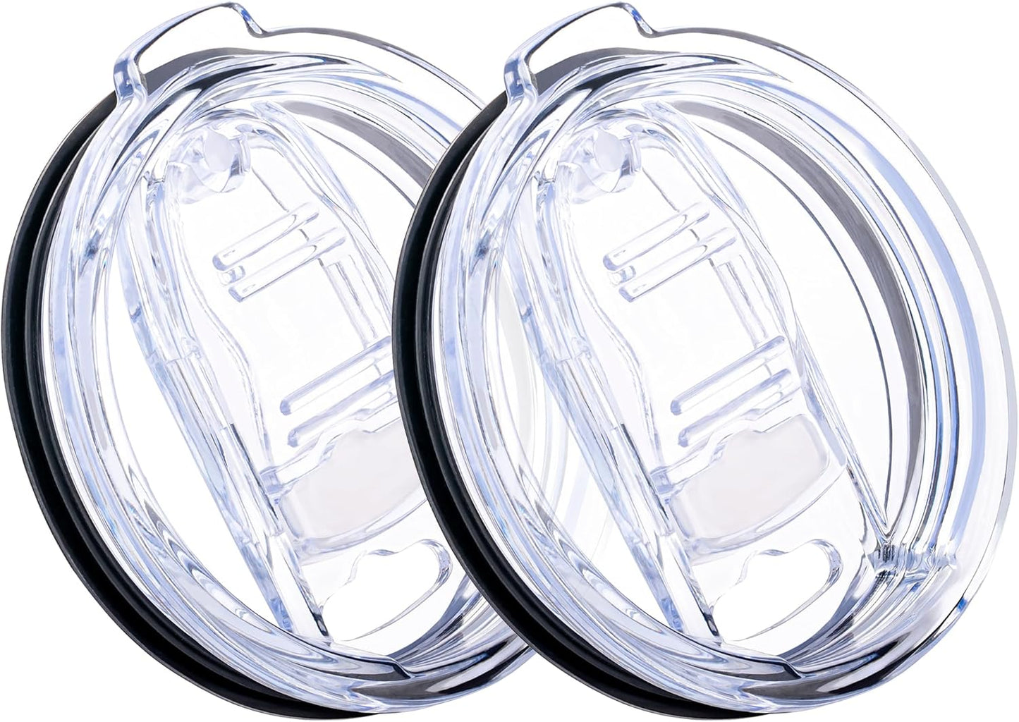 30oz Tumbler Lid Replacement for YETI, BJPKPK, ALBOR, D·S, MUTNITT | 2 Pack Splash Resistant Lids for 30oz Tumbler, BPA Free, Straw Friendly, for Commutes, Office, Gym, Home Use