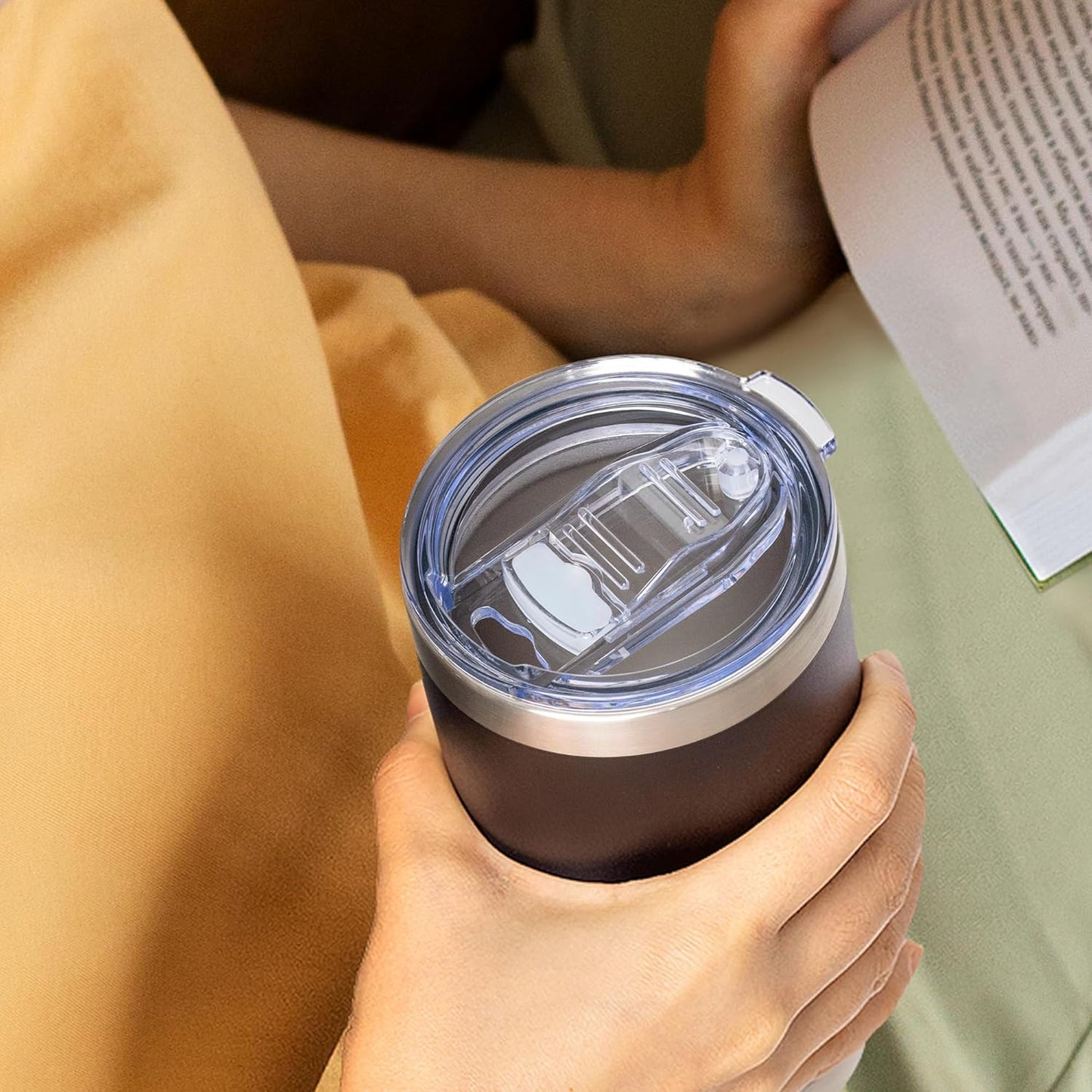 30oz Tumbler Lid Replacement for YETI, BJPKPK, ALBOR, D·S, MUTNITT | 2 Pack Splash Resistant Lids for 30oz Tumbler, BPA Free, Straw Friendly, for Commutes, Office, Gym, Home Use