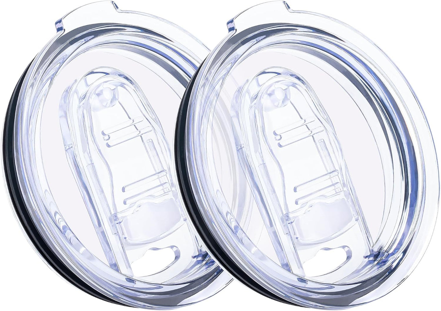 30oz Tumbler Lid Replacement for YETI, BJPKPK, ALBOR, D·S, MUTNITT | 2 Pack Splash Resistant Lids for 30oz Tumbler, BPA Free, Straw Friendly, for Commutes, Office, Gym, Home Use