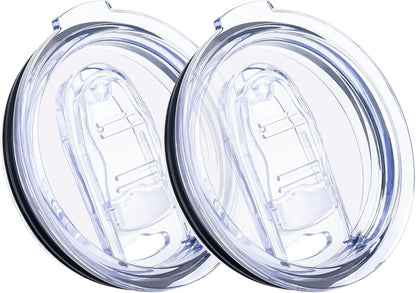 30oz Tumbler Lid Replacement for YETI, BJPKPK, ALBOR, D·S, MUTNITT | 2 Pack Splash Resistant Lids for 30oz Tumbler, BPA Free, Straw Friendly, for Commutes, Office, Gym, Home Use