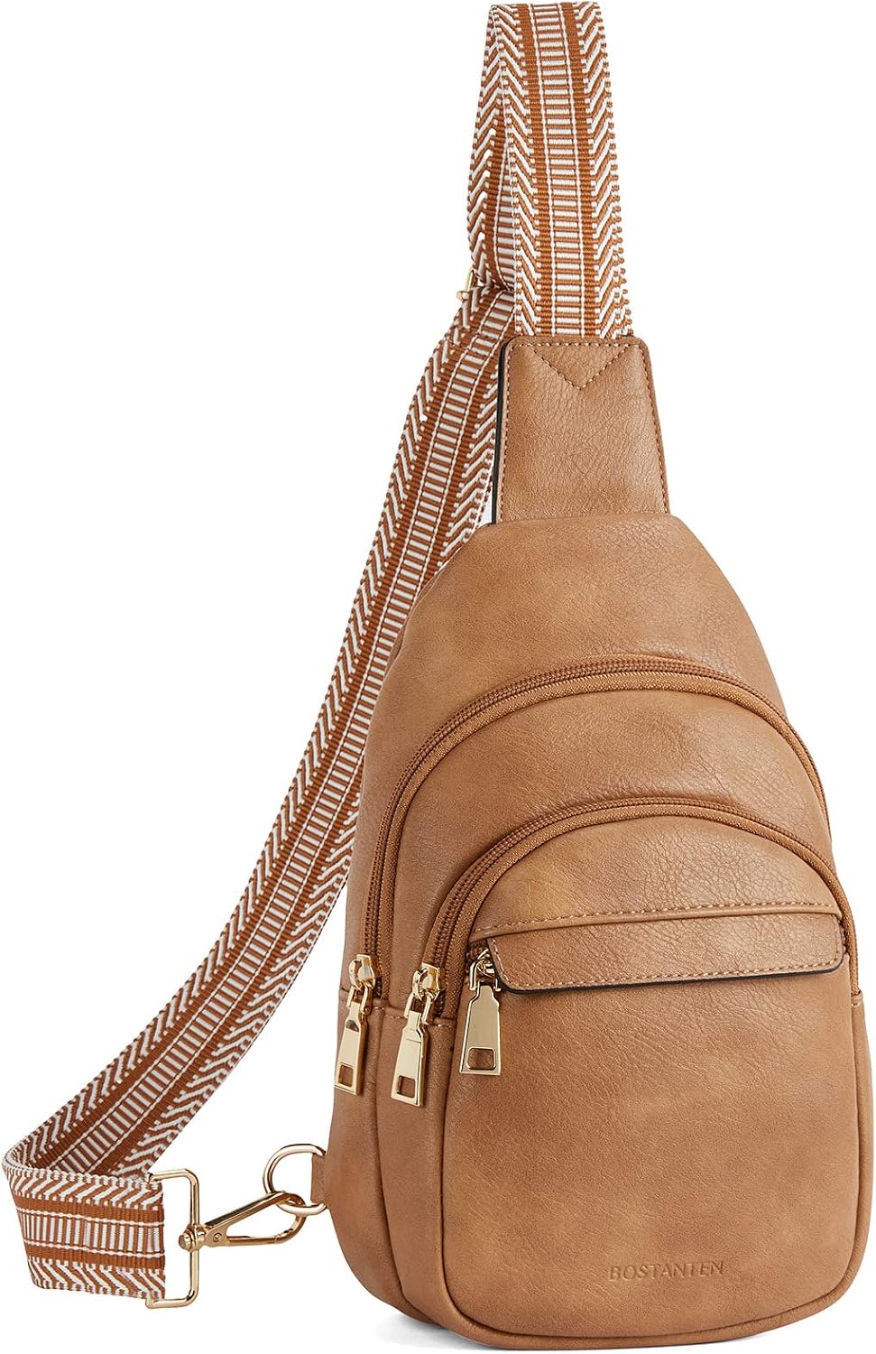 Sling Bag for Women Leather Crossbody Bags Fanny Pack Chest Bag for Travel