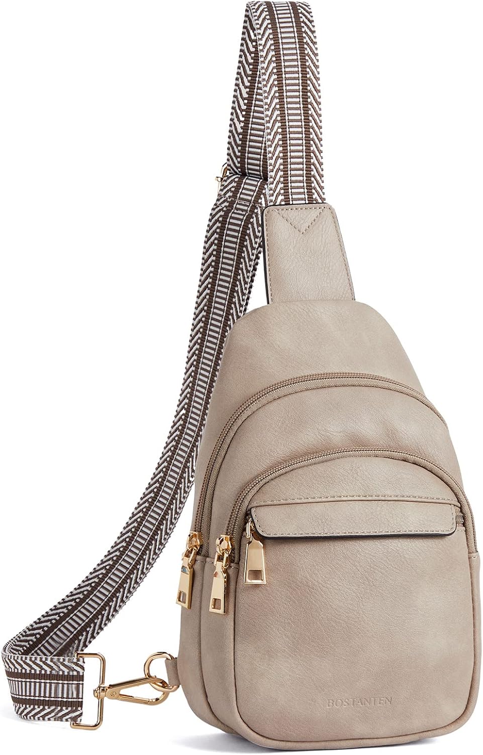 Sling Bag for Women Leather Crossbody Bags Fanny Pack Chest Bag for Travel