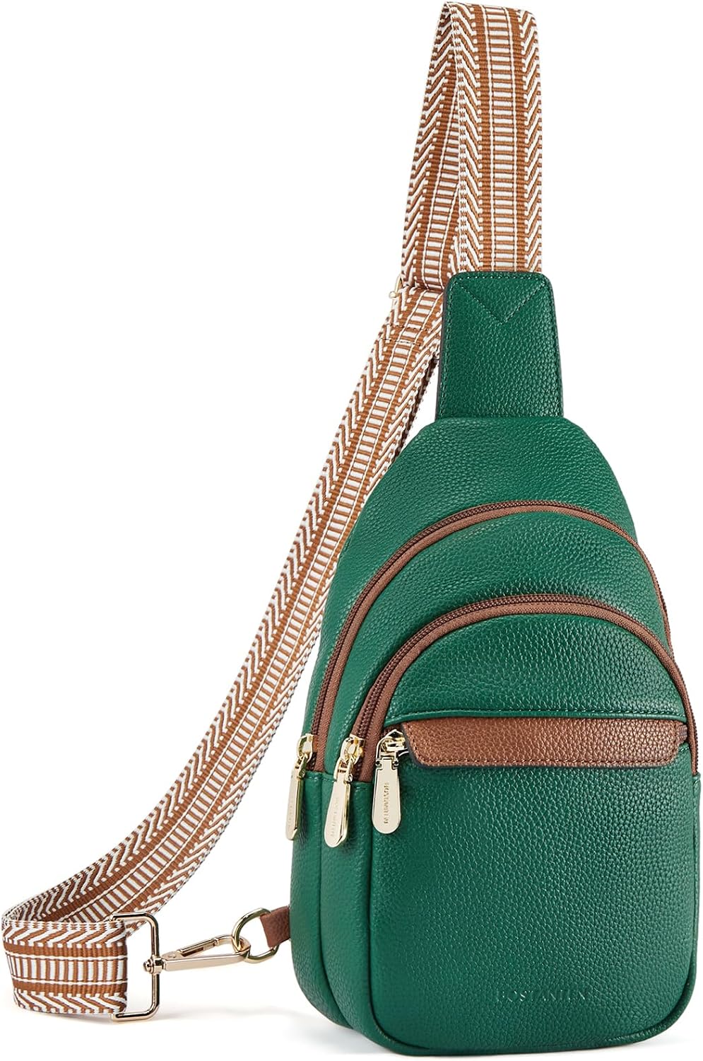 Sling Bag for Women Leather Crossbody Bags Fanny Pack Chest Bag for Travel