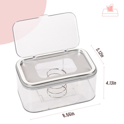 Baby Wipes Dispenser, Large Capacity Wipe Holder, Gold