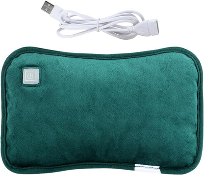 1pc Electric Heating Treasure Portable Hot Water Bottle Cover Rechargeable Stomach Warmer Moist Heating Pad for Cramps Winter USB Electric Warmer