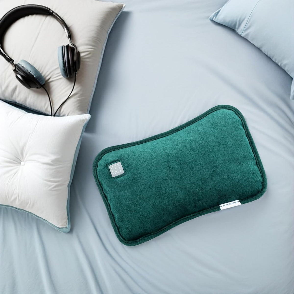 1pc Electric Heating Treasure Portable Hot Water Bottle Cover Rechargeable Stomach Warmer Moist Heating Pad for Cramps Winter USB Electric Warmer