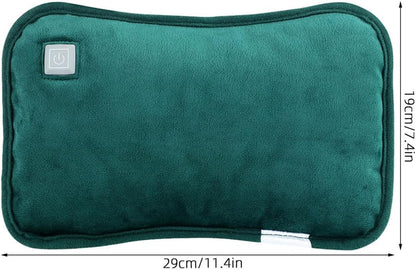 1pc Electric Heating Treasure Portable Hot Water Bottle Cover Rechargeable Stomach Warmer Moist Heating Pad for Cramps Winter USB Electric Warmer