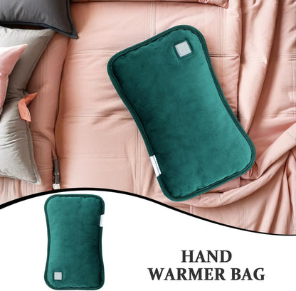 1pc Electric Heating Treasure Portable Hot Water Bottle Cover Rechargeable Stomach Warmer Moist Heating Pad for Cramps Winter USB Electric Warmer