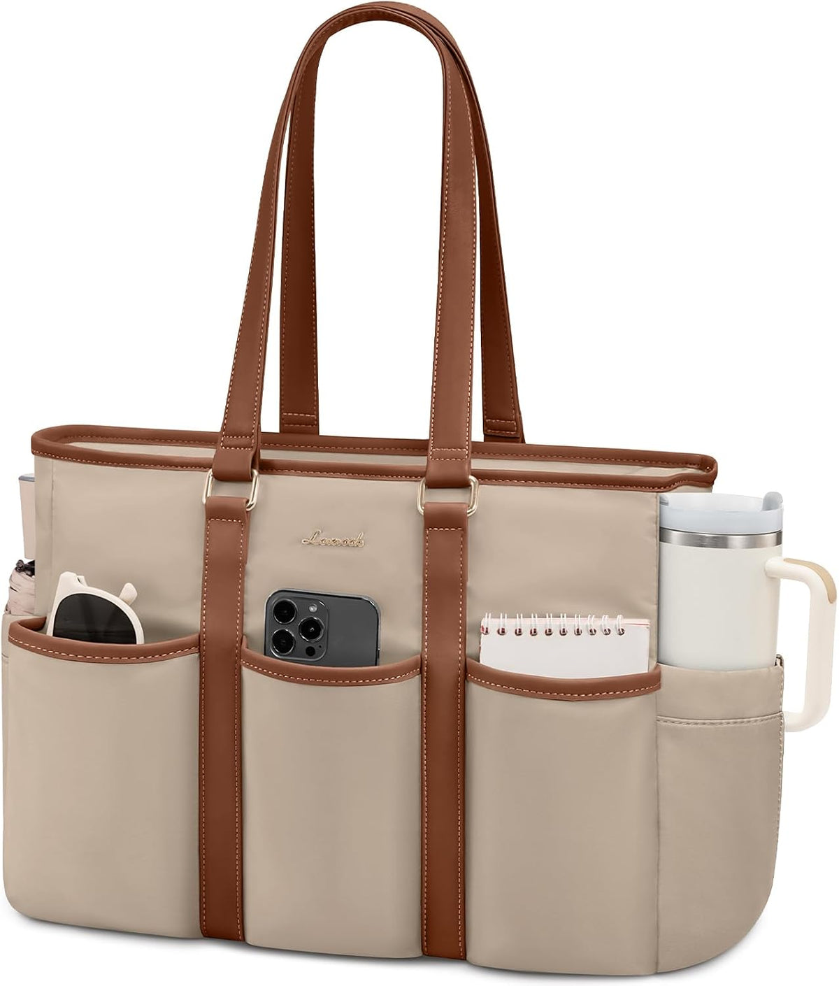 Work Tote Bag for Women, Teacher Tote Bag Nurse Bag, Utility Bag For Work/Travel/College/Daily, Large Purse Handbag With Multi Pockets