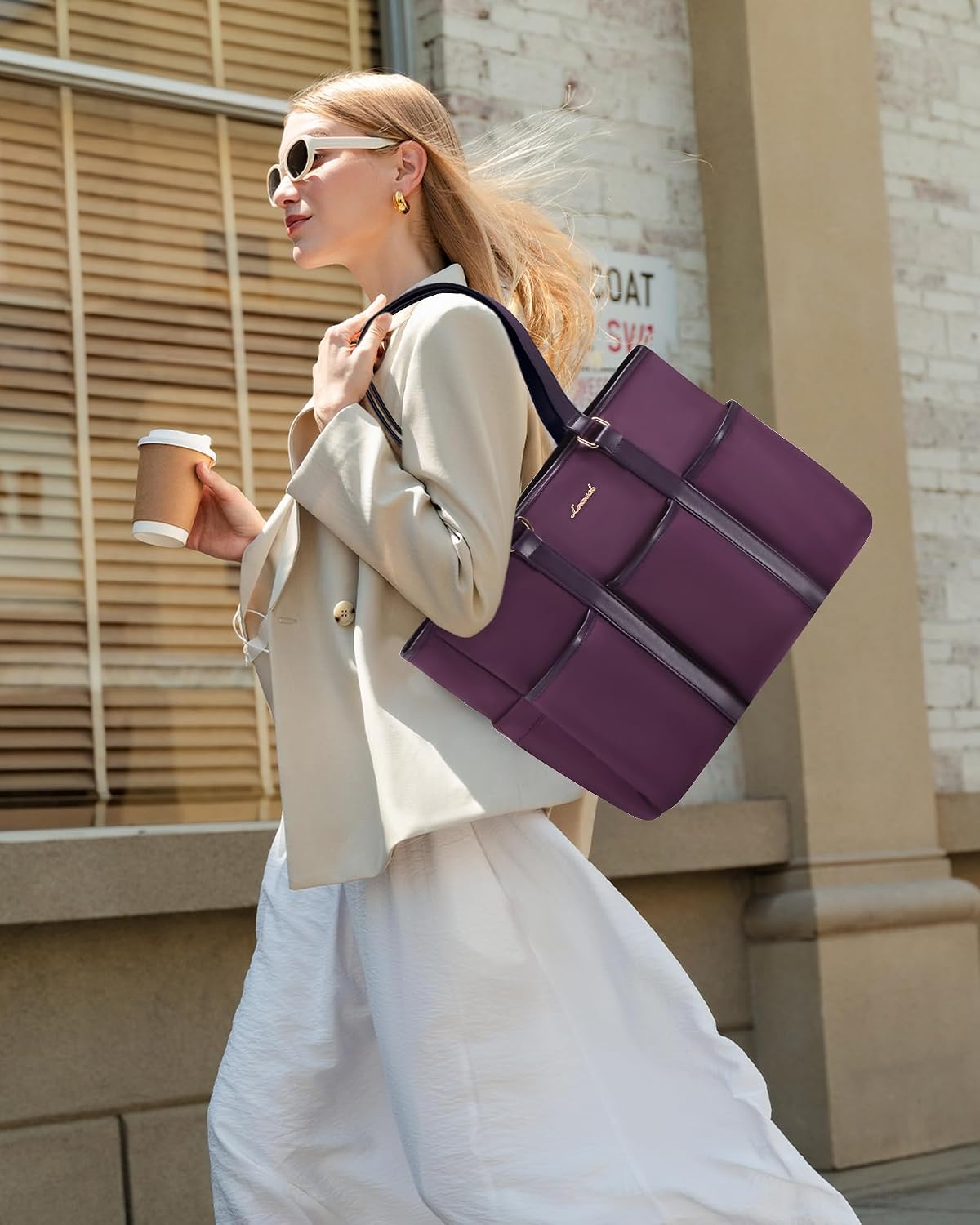 Work Tote Bag for Women, Teacher Tote Bag Nurse Bag, Utility Bag For Work/Travel/College/Daily, Large Purse Handbag With Multi Pockets