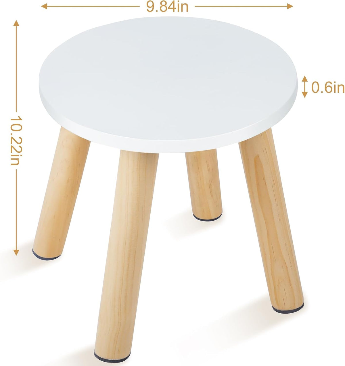 2 Pack Wooden Step Stool for Kids,Children's Stool,Small Wood Stool