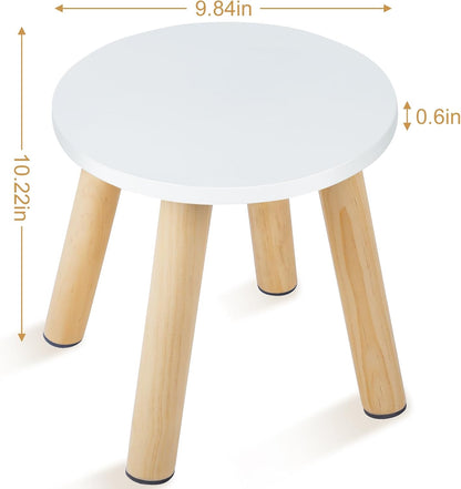 2 Pack Wooden Step Stool for Kids,Children's Stool,Small Wood Stool
