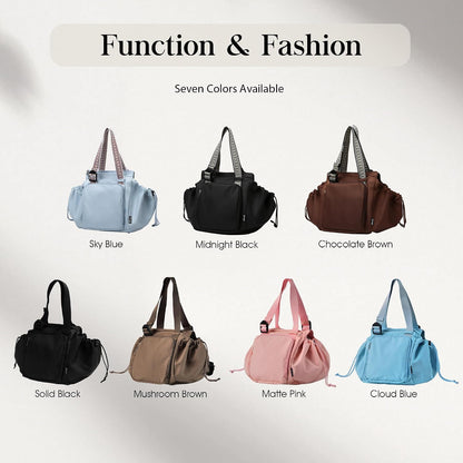 Everyday Bag Tote for Women, Spacious Diaper Bag with 16 Pockets, Durable Travel Bag, Sleek Work Shoulder Bag