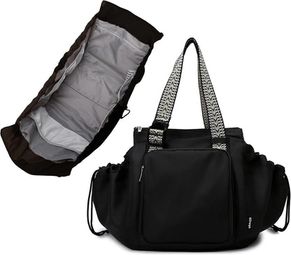 Everyday Bag Tote for Women, Spacious Diaper Bag with 16 Pockets, Durable Travel Bag, Sleek Work Shoulder Bag