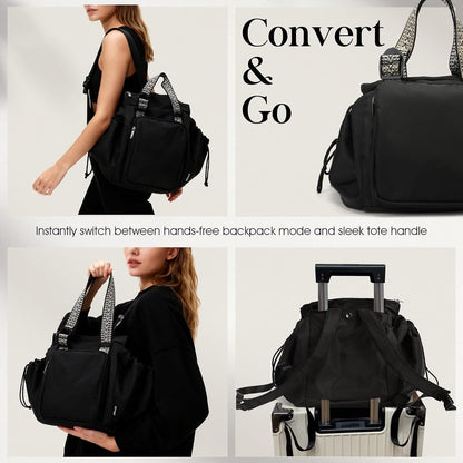 Everyday Bag Tote for Women, Spacious Diaper Bag with 16 Pockets, Durable Travel Bag, Sleek Work Shoulder Bag