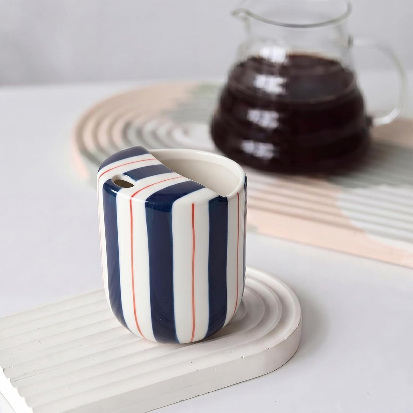 Ceramic Mug with Sip Hole 10 oz Novelty Food Pattern Ceramic Coffee Mug Hand Painted Travel Mugs Heat Resistant Non Slip Built in One Lid Handcraft Mugs for Coffee Lovers Appreciation Gift