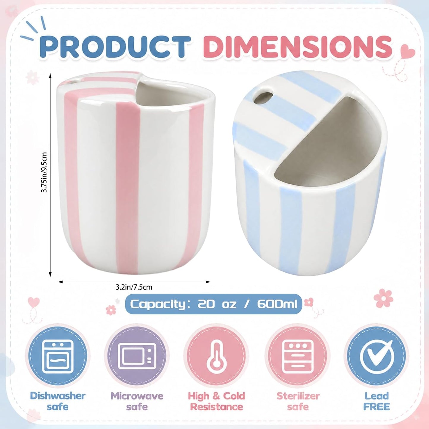 Ceramic Mug with Sip Hole 10 oz Novelty Food Pattern Ceramic Coffee Mug Hand Painted Travel Mugs Heat Resistant Non Slip Built in One Lid Handcraft Mugs for Coffee Lovers Appreciation Gift
