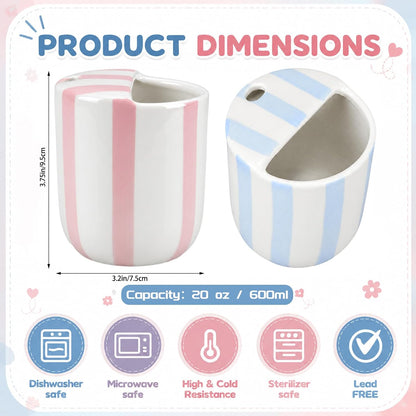 Ceramic Mug with Sip Hole 10 oz Novelty Food Pattern Ceramic Coffee Mug Hand Painted Travel Mugs Heat Resistant Non Slip Built in One Lid Handcraft Mugs for Coffee Lovers Appreciation Gift