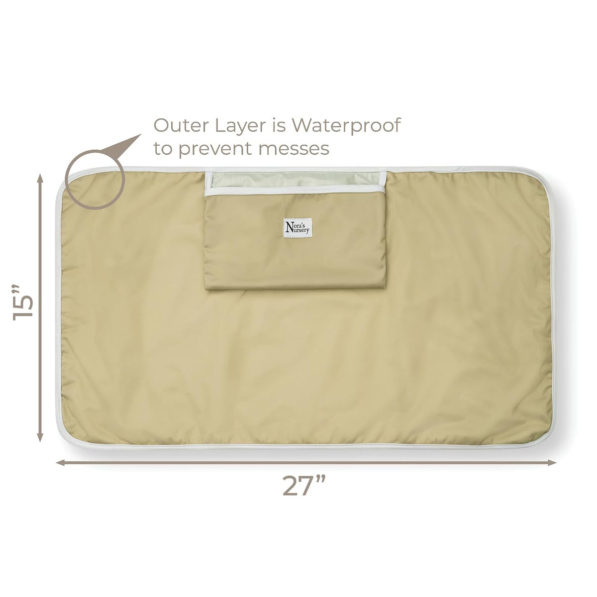 Waterproof Changing Mat | Soft and Durable | Travel Friendly