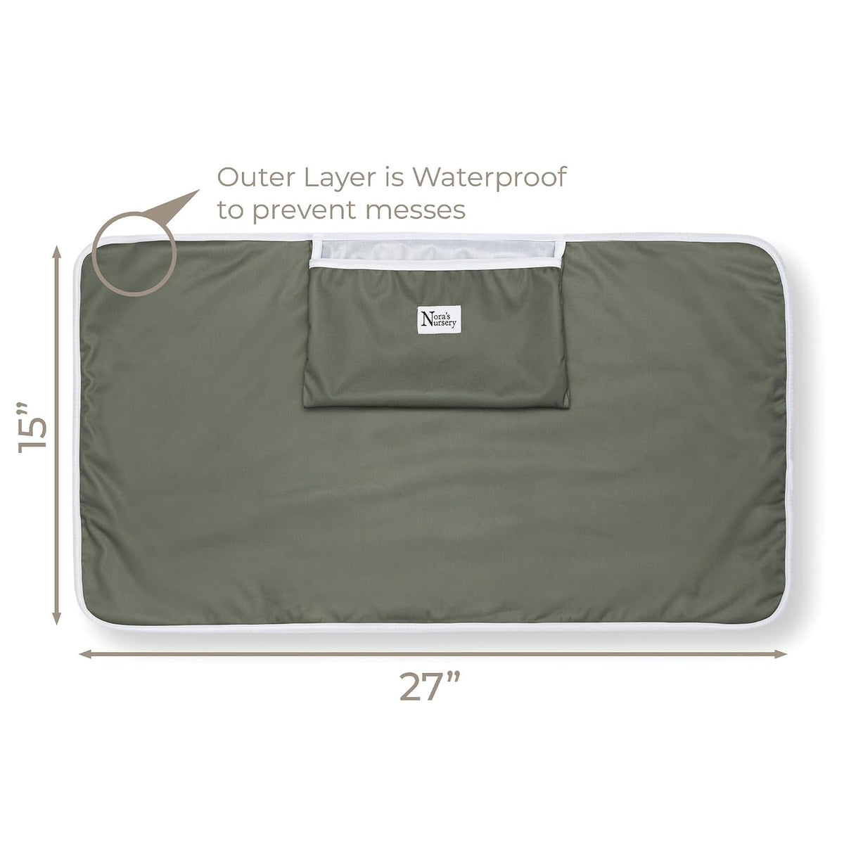 Waterproof Changing Mat | Soft and Durable | Travel Friendly