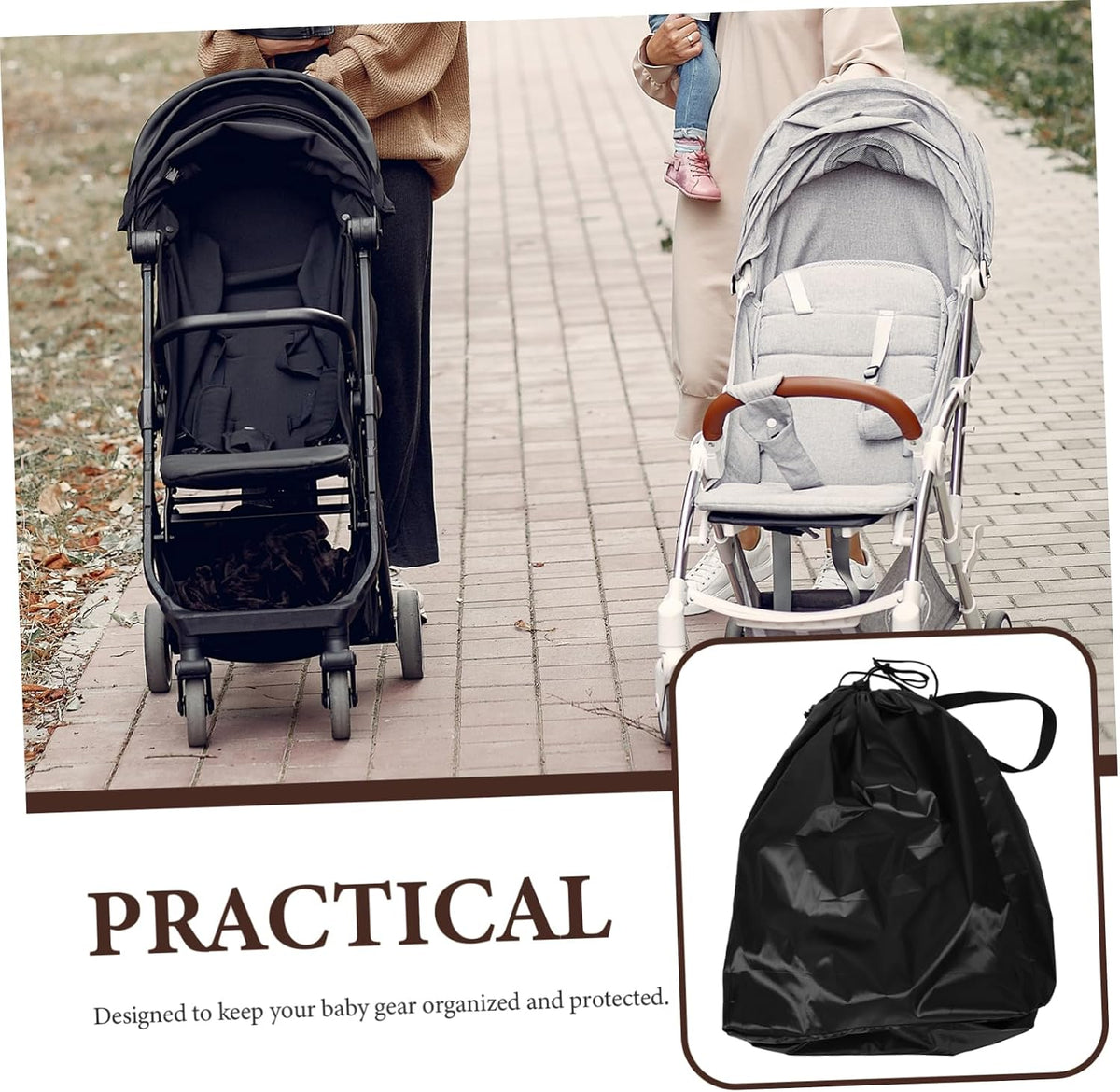 Extra Large Stroller Stroller Storage for Airplane Gate Check Fits Models for Air Travel Protects from Dirt and Elements