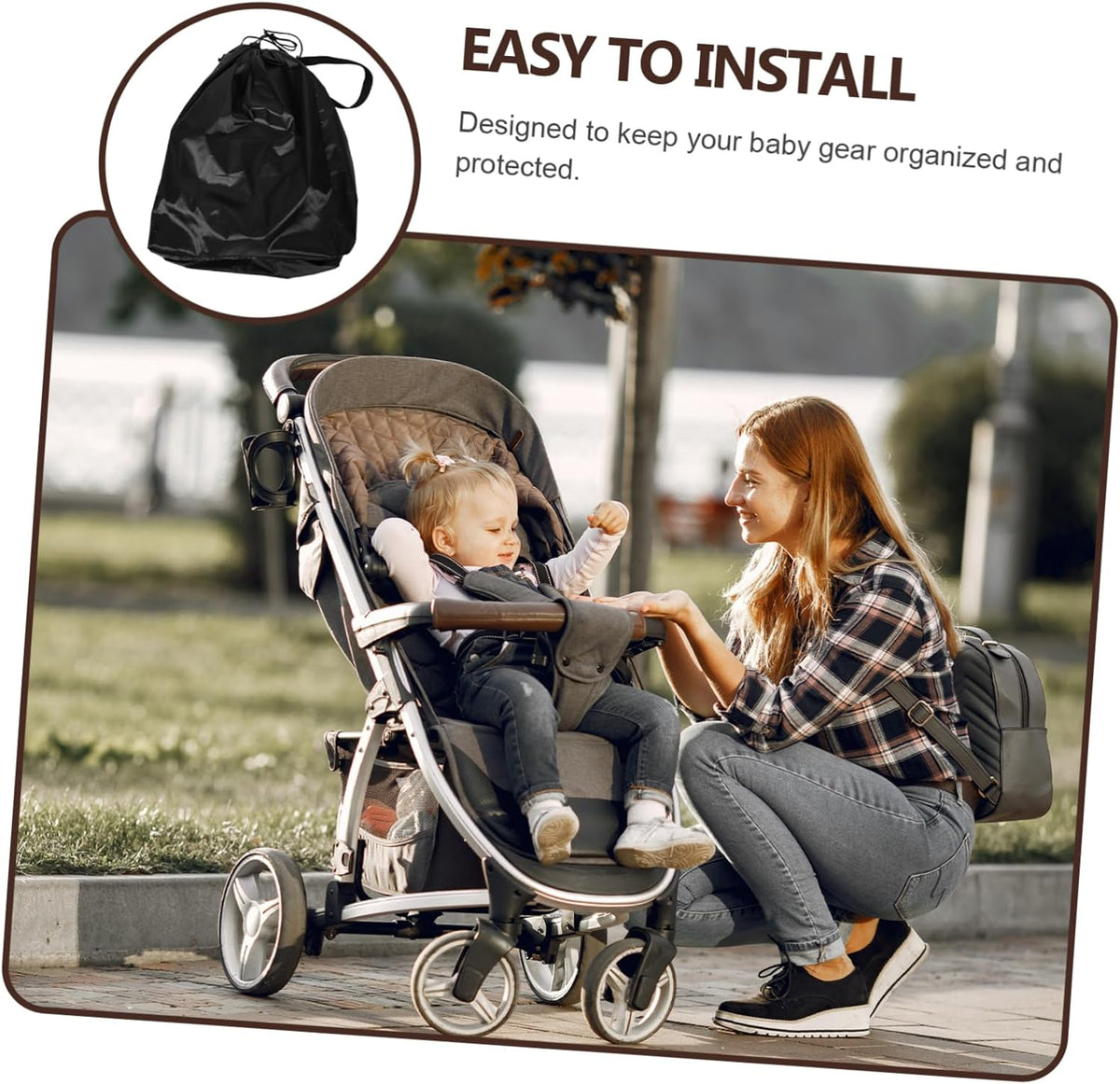 Extra Large Stroller Stroller Storage for Airplane Gate Check Fits Models for Air Travel Protects from Dirt and Elements