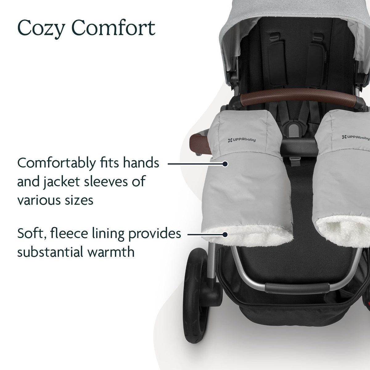 CozyHandmuff - Easily Attaches to Stroller - Ultra-Plush - Declan