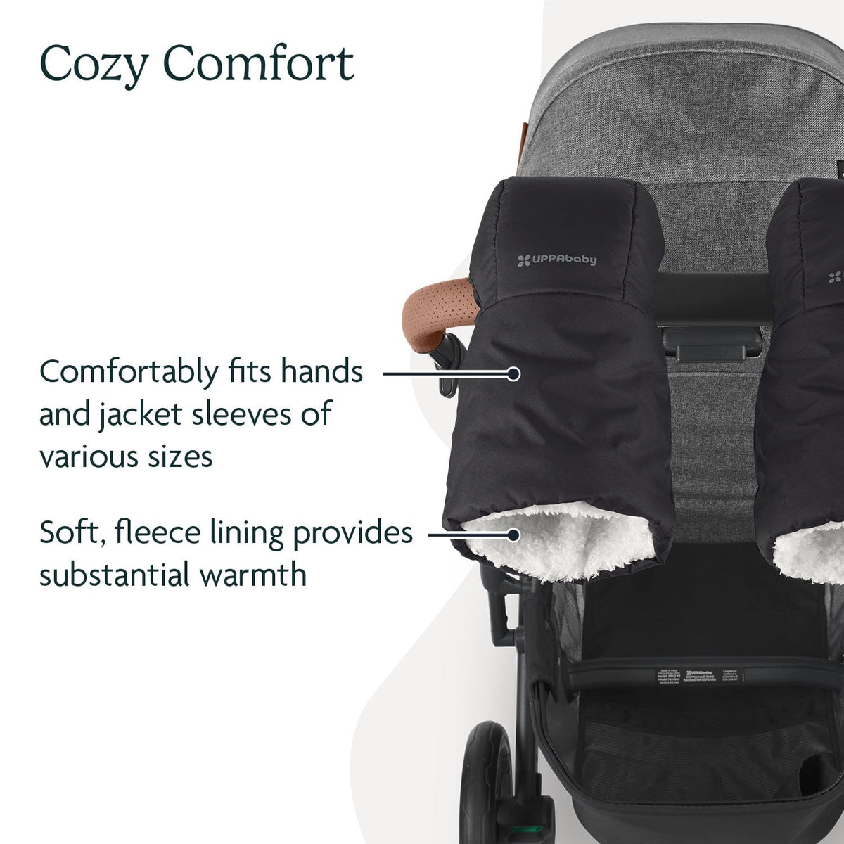CozyHandmuff - Easily Attaches to Stroller - Ultra-Plush - Declan