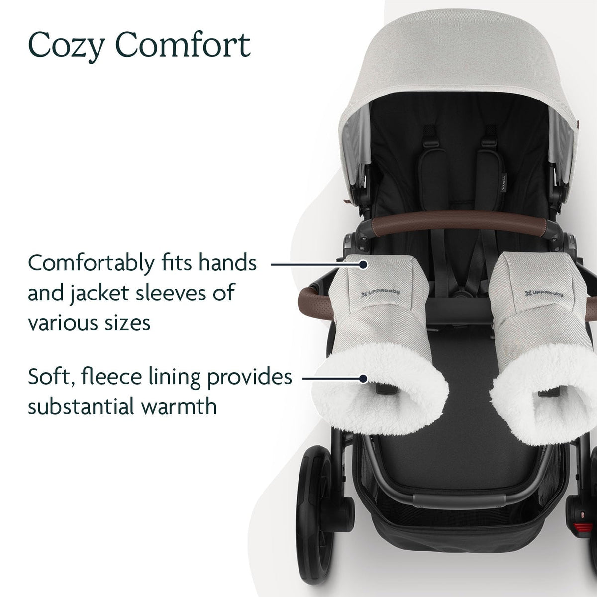 CozyHandmuff - Easily Attaches to Stroller - Ultra-Plush - Declan