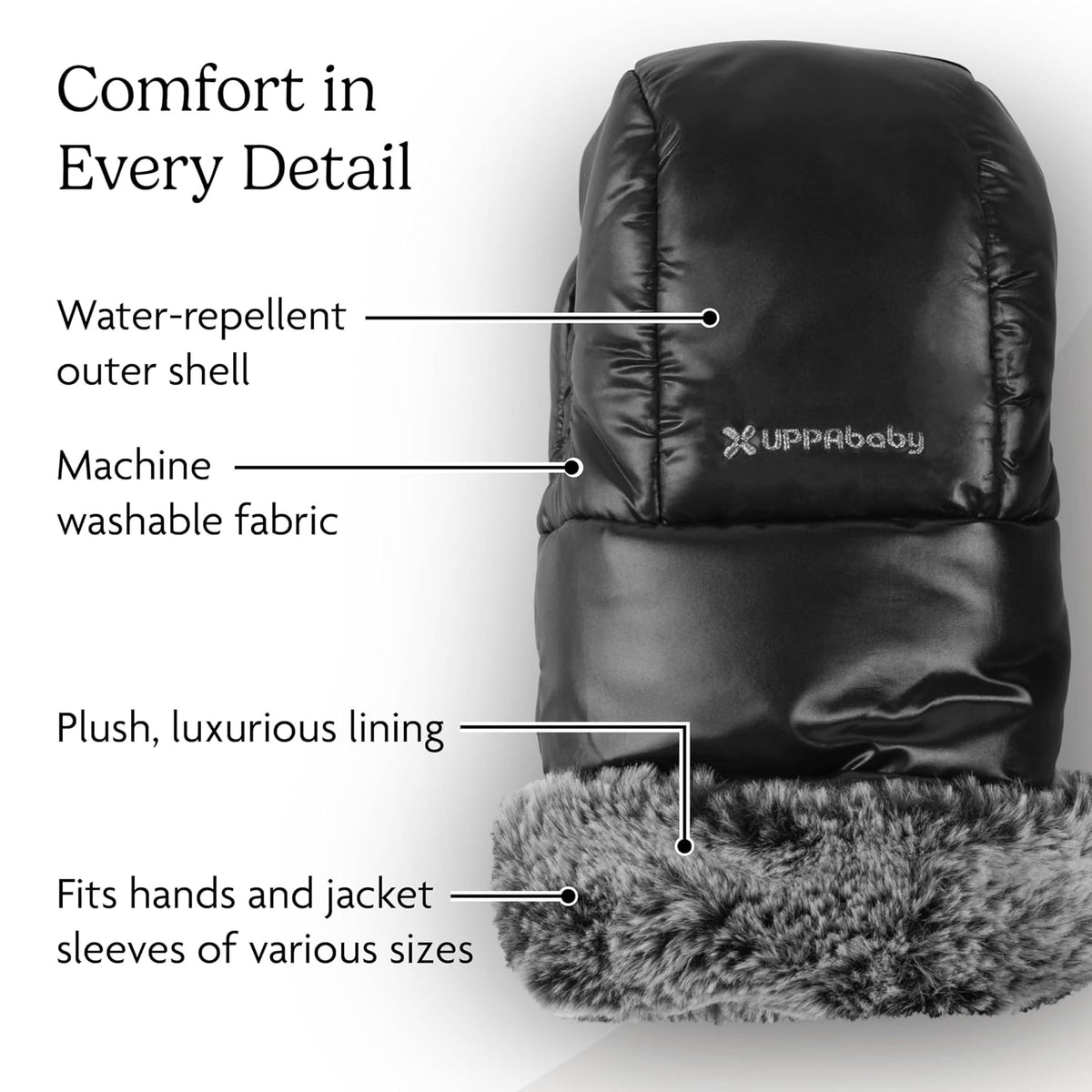 CozyHandmuff - Easily Attaches to Stroller - Ultra-Plush - Declan