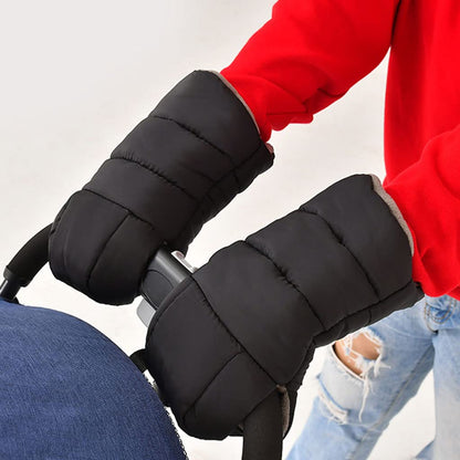 Winter Warm Stroller Gloves Warmmuffs Waterproof Anti-Freeze Baby Pram Hand Muff Stroller Gloves
