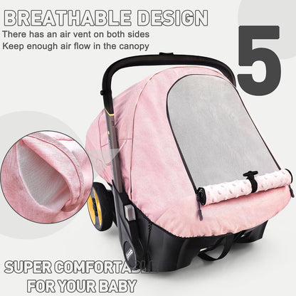 Waterproof Baby Car Seat Cover Compatible with Doona Car Seat and Stroller