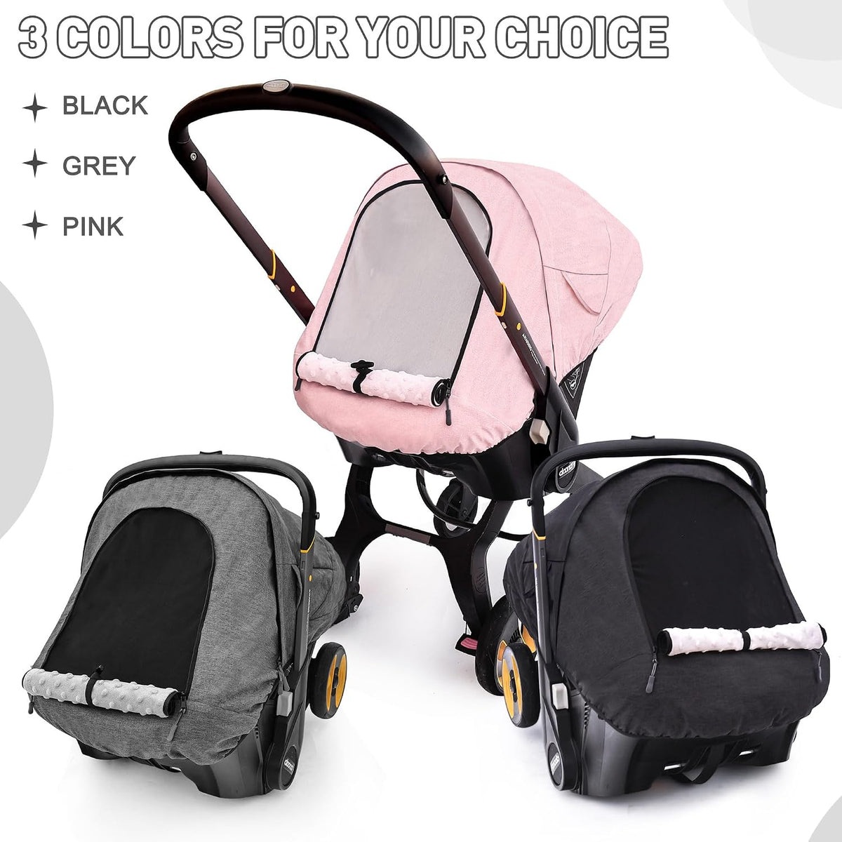 Waterproof Baby Car Seat Cover Compatible with Doona Car Seat and Stroller