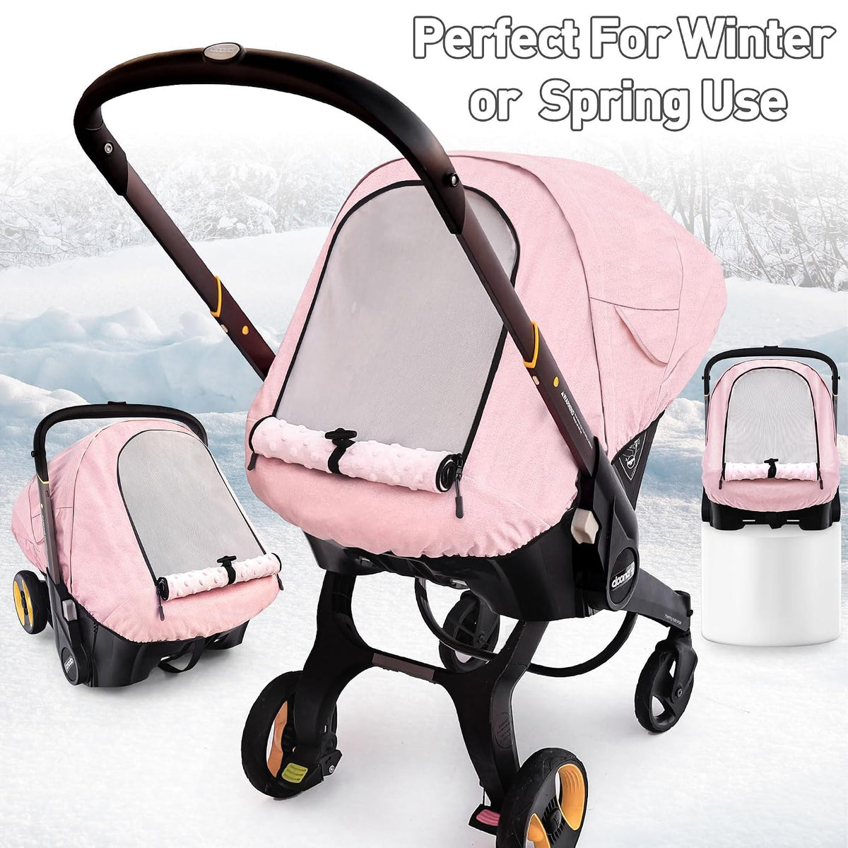 Waterproof Baby Car Seat Cover Compatible with Doona Car Seat and Stroller