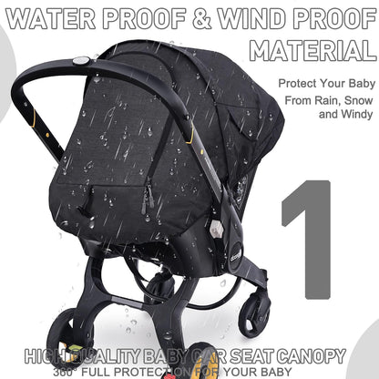 Waterproof Baby Car Seat Cover Compatible with Doona Car Seat and Stroller