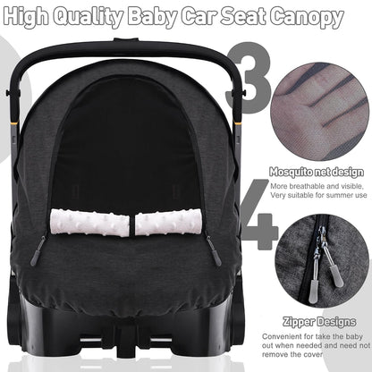 Waterproof Baby Car Seat Cover Compatible with Doona Car Seat and Stroller