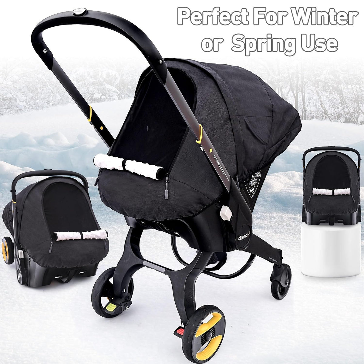 Waterproof Baby Car Seat Cover Compatible with Doona Car Seat and Stroller