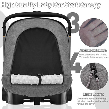Waterproof Baby Car Seat Cover Compatible with Doona Car Seat and Stroller