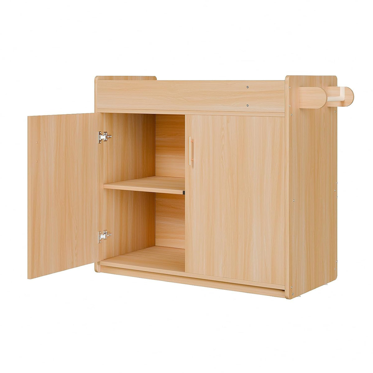 Daycare Changing Table with Storage & Machine-Washable Changing Pad