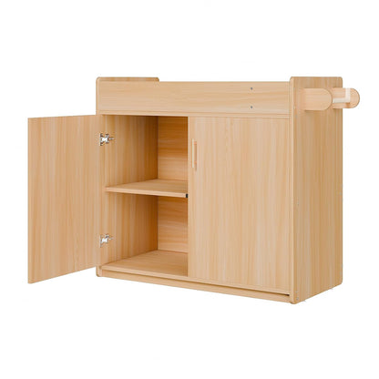 Daycare Changing Table with Storage & Machine-Washable Changing Pad