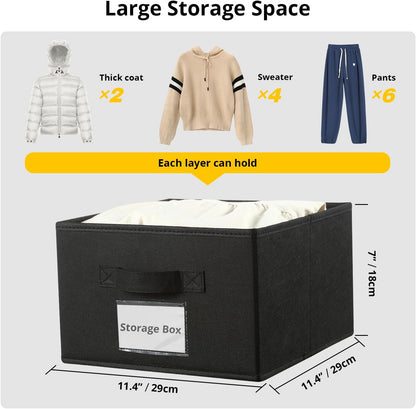 2 Pack 6 Shelves Hanging Closet Organizer with 2 Drawer, Hanging Storage with 4 Side Pockets for Clothes Shoes, 43.5"x12"x12"(Gray)
