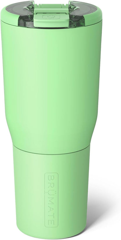 Nav 35oz 100% Leak Proof Insulated Travel Tumbler with Magnetic BevLock™ Lid - Double Wall Cup-Holder Friendly Stainless Steel Mug (Kiwi)