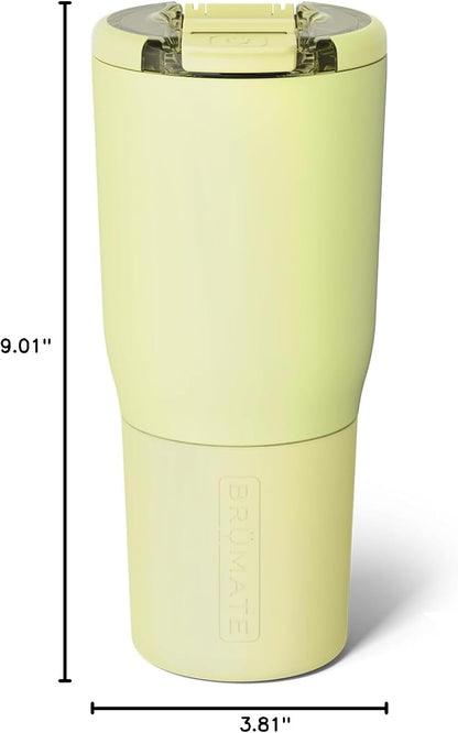 Nav 35oz 100% Leak Proof Insulated Travel Tumbler with Magnetic BevLock™ Lid - Double Wall Cup-Holder Friendly Stainless Steel Mug (Kiwi)