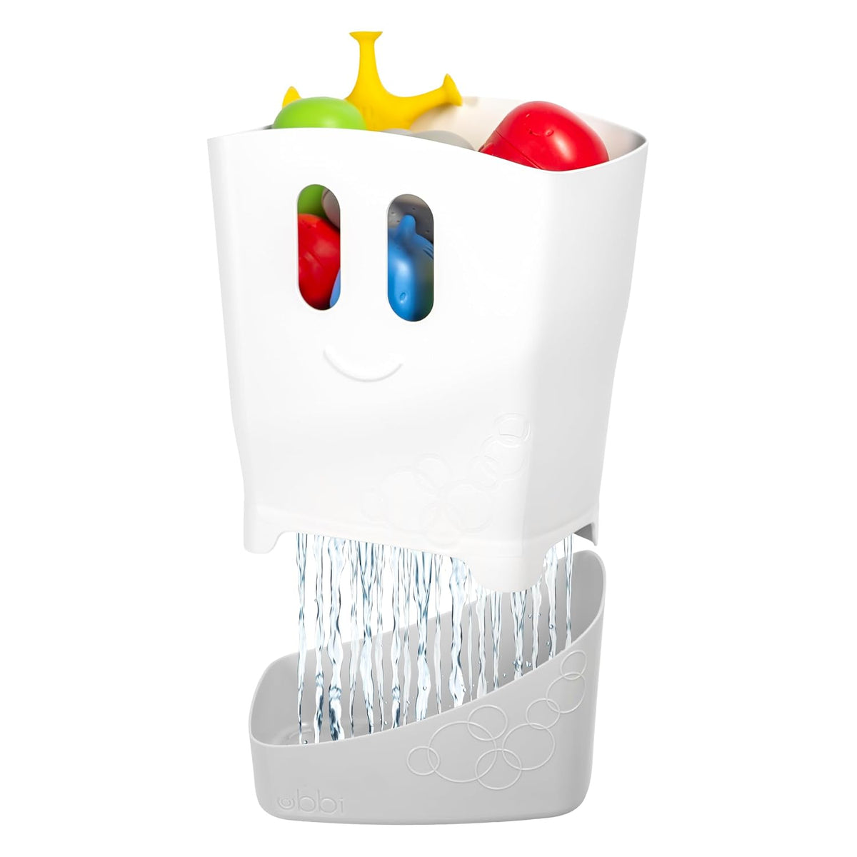 Stand Up Bath Toy Storage Organizer, Gray