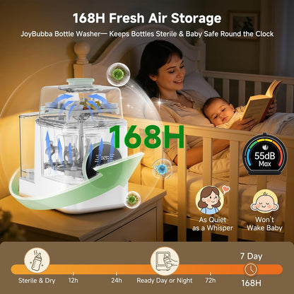 Bottle Washer, Steamer & Dryer 19-Min All-in-One Baby