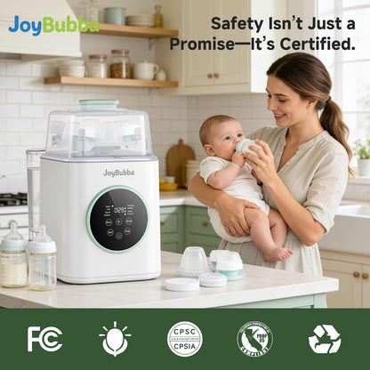 Bottle Washer, Steamer & Dryer 19-Min All-in-One Baby