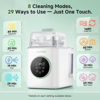 Bottle Washer, Steamer & Dryer 19-Min All-in-One Baby