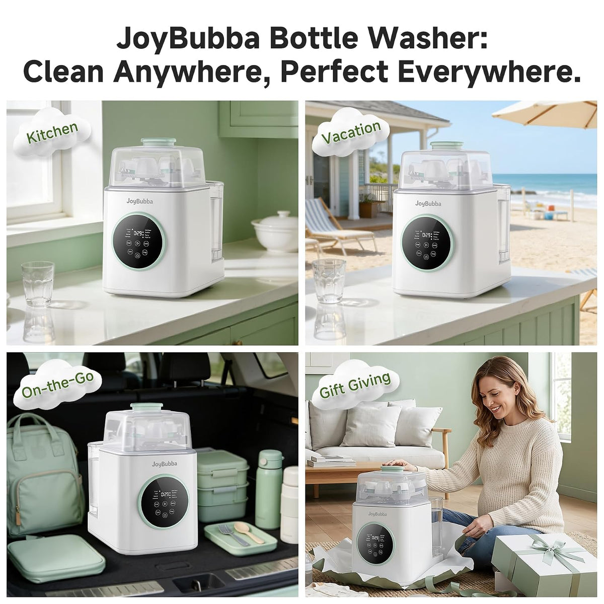 Bottle Washer, Steamer & Dryer 19-Min All-in-One Baby