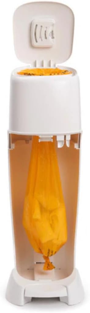A&H Diaper Pail Refill Rings, 4-Pack Holds Up to 1,088 Diapers Total + 50 Diaper Sacks, Lavender Scent, 7-Layer Bags