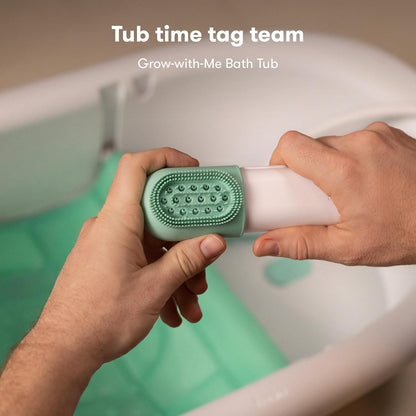 Baby Control The Flow Bath Rinse Cup, Tear Free Rinser to Wash Hair and Body with Easy Grip Handle and Removable Rain Shower, Made in USA